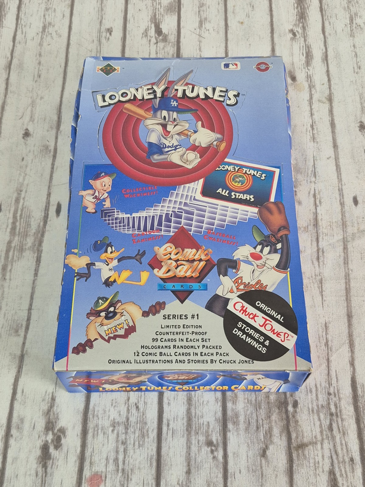 Upper Deck Looney Tunes Comic Ball Series 1 Sealed Trading Card Box