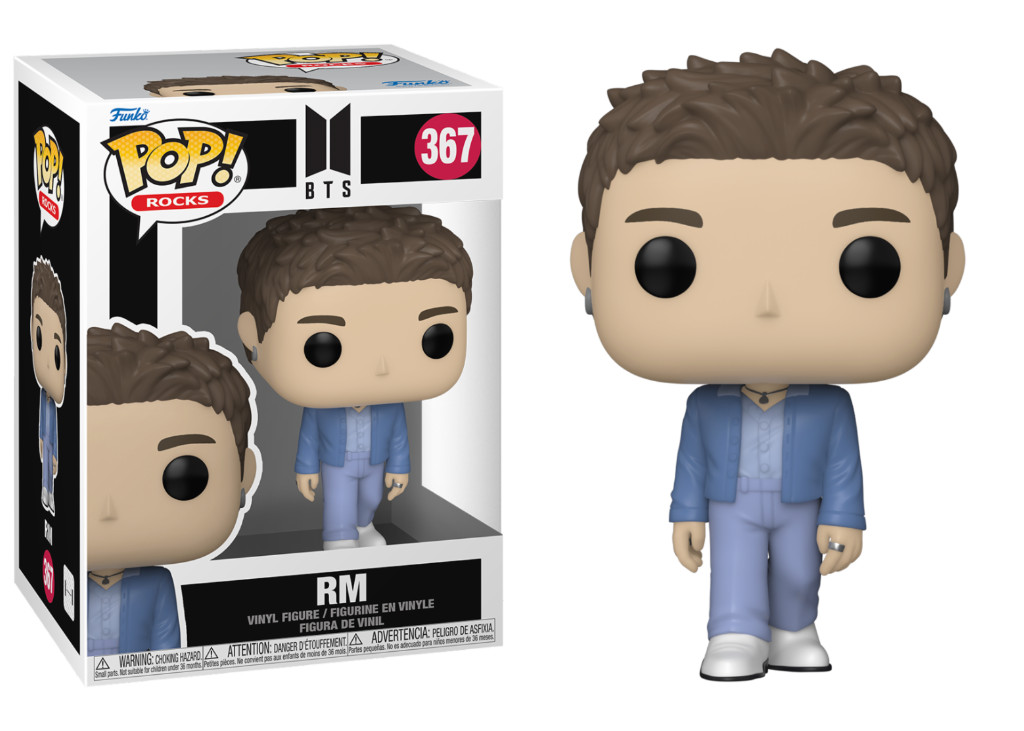 BOX DAMAGED! Funko Pop! Rocks: BTS – RM Vinyl Figure #367 #72580