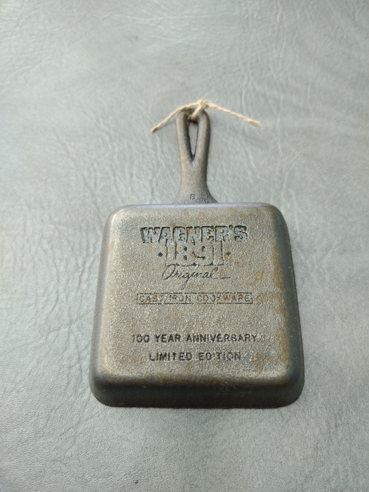 Wagner Ware 100th Anniversary Cast Iron Mini Square Skillet 1991 Deadstock