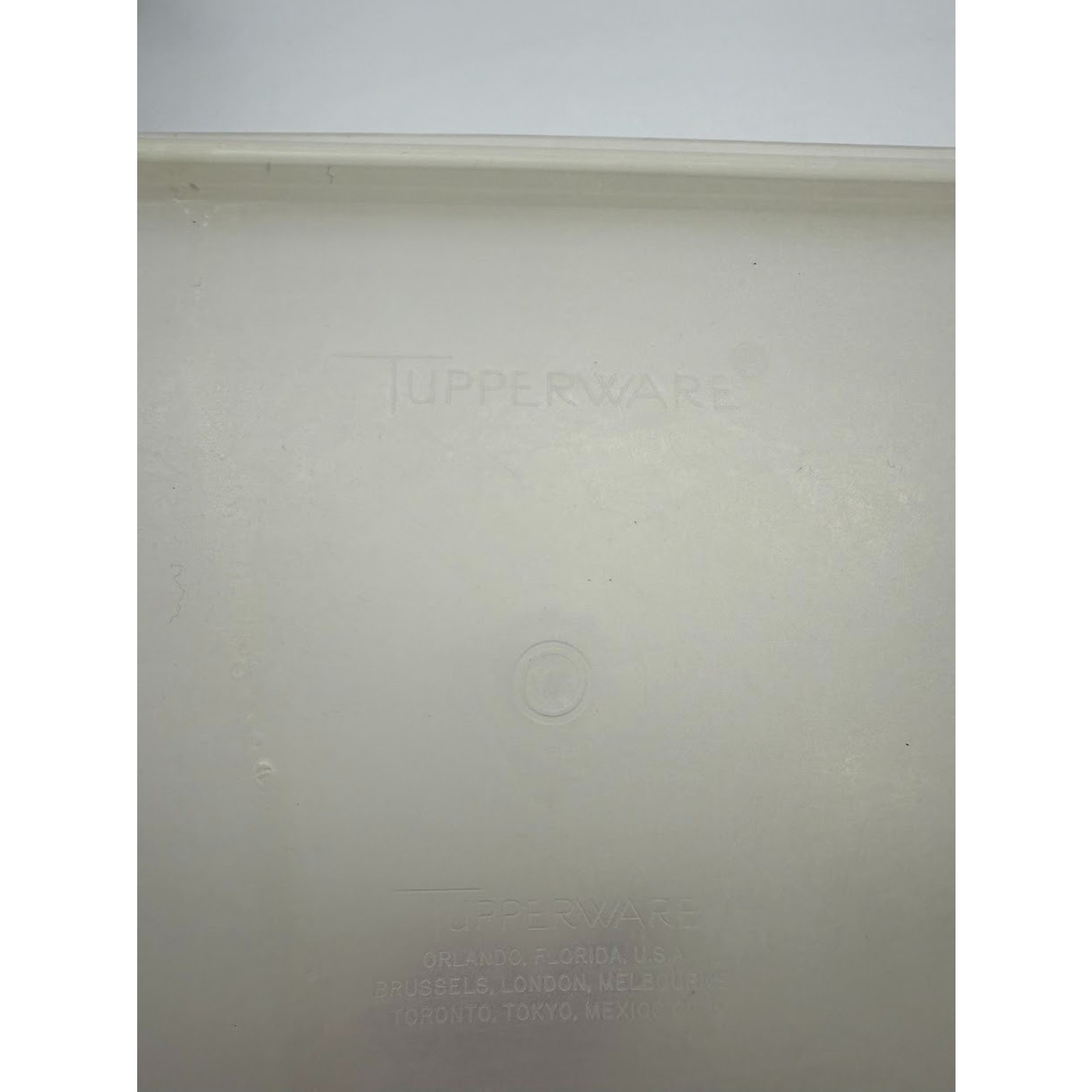 Vintage Tupperware Rectangular Storage Container Set of 2 Freezer Keeper USA