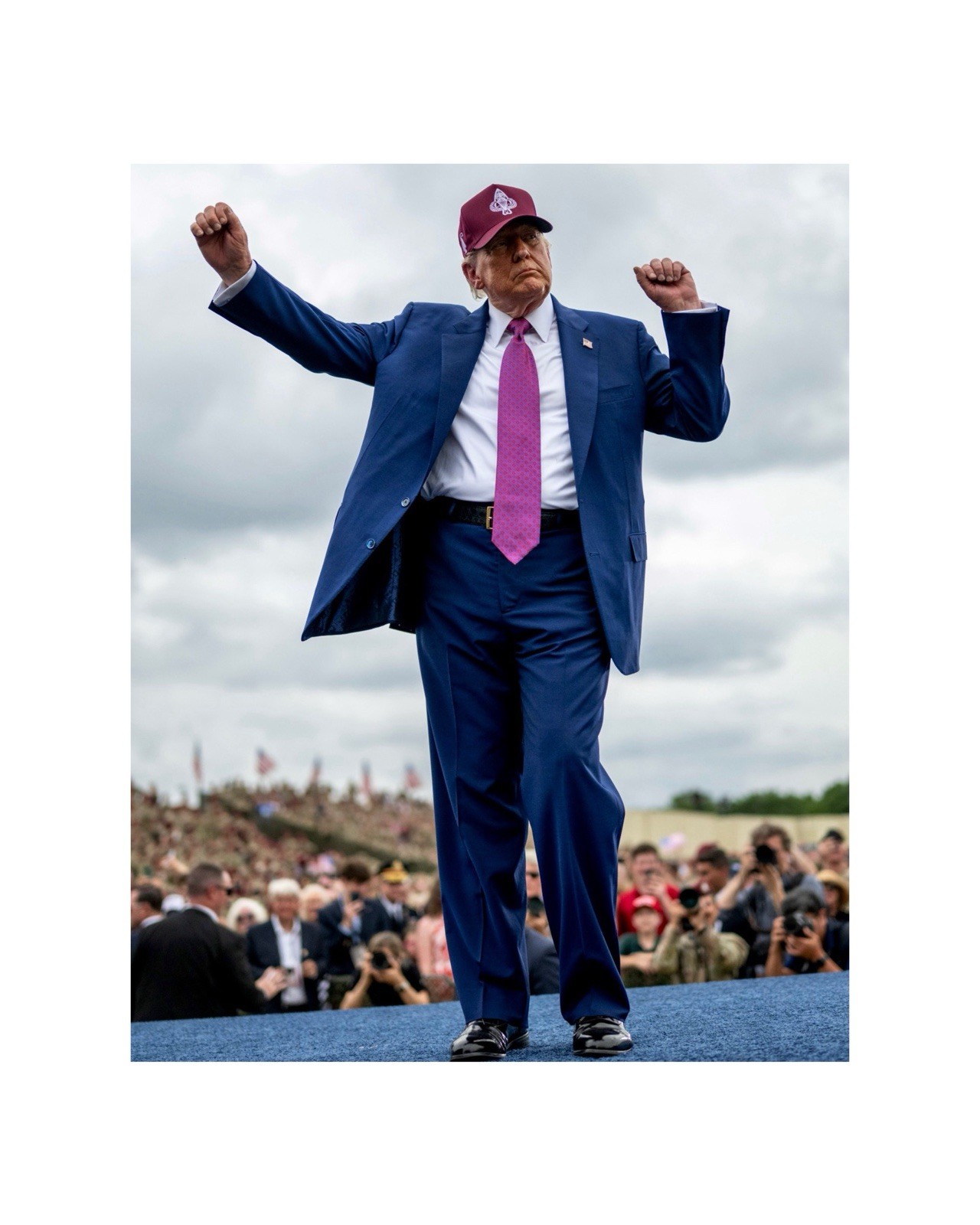 8×10 President Donald Trump Dancing on stage Photo Print #1
