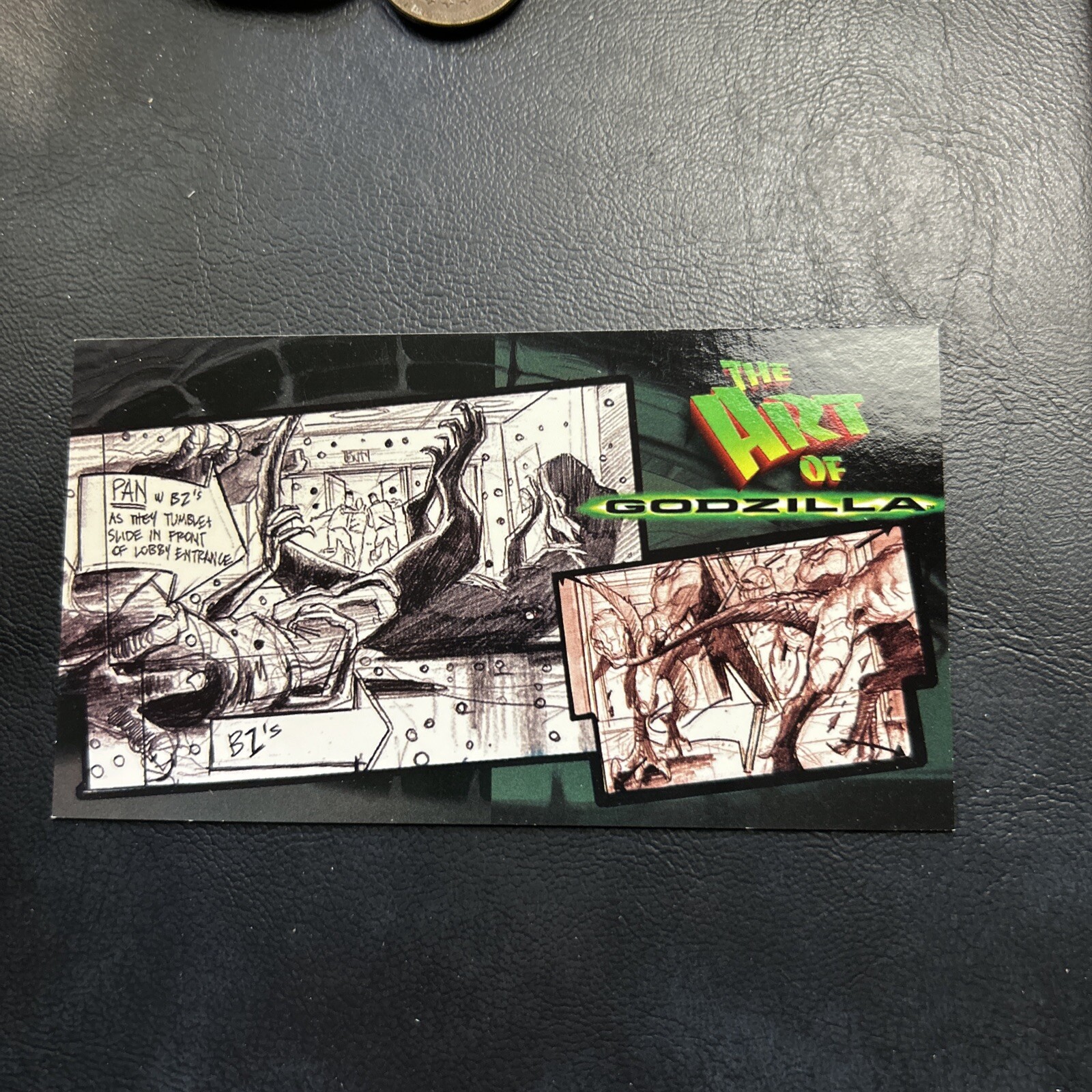 Jb16 Godzilla The Movie Supervue 1998 #50 Night Of The Hatchlings Art Of