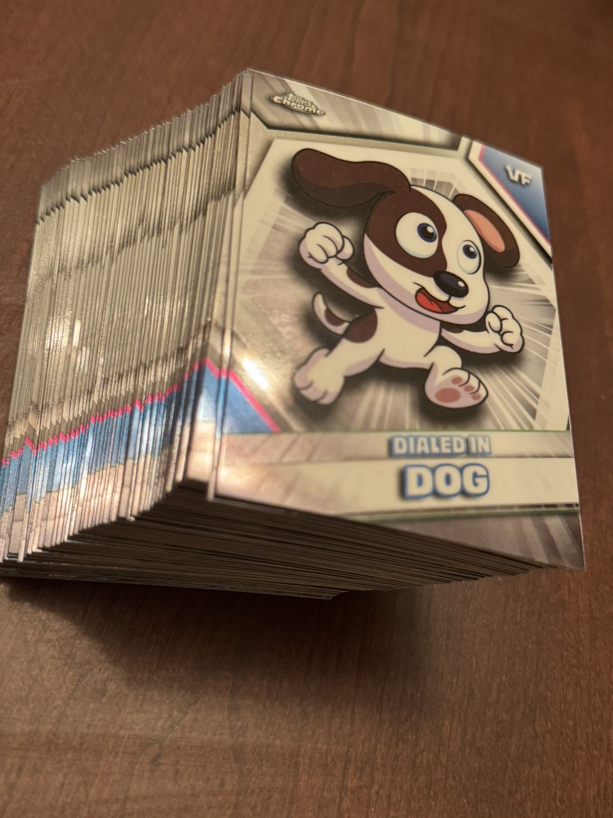 Dialed in Dog VeeFriends Topps Chrome 2026 LOT 64 Dialed in Dog Cards Maxi Pack