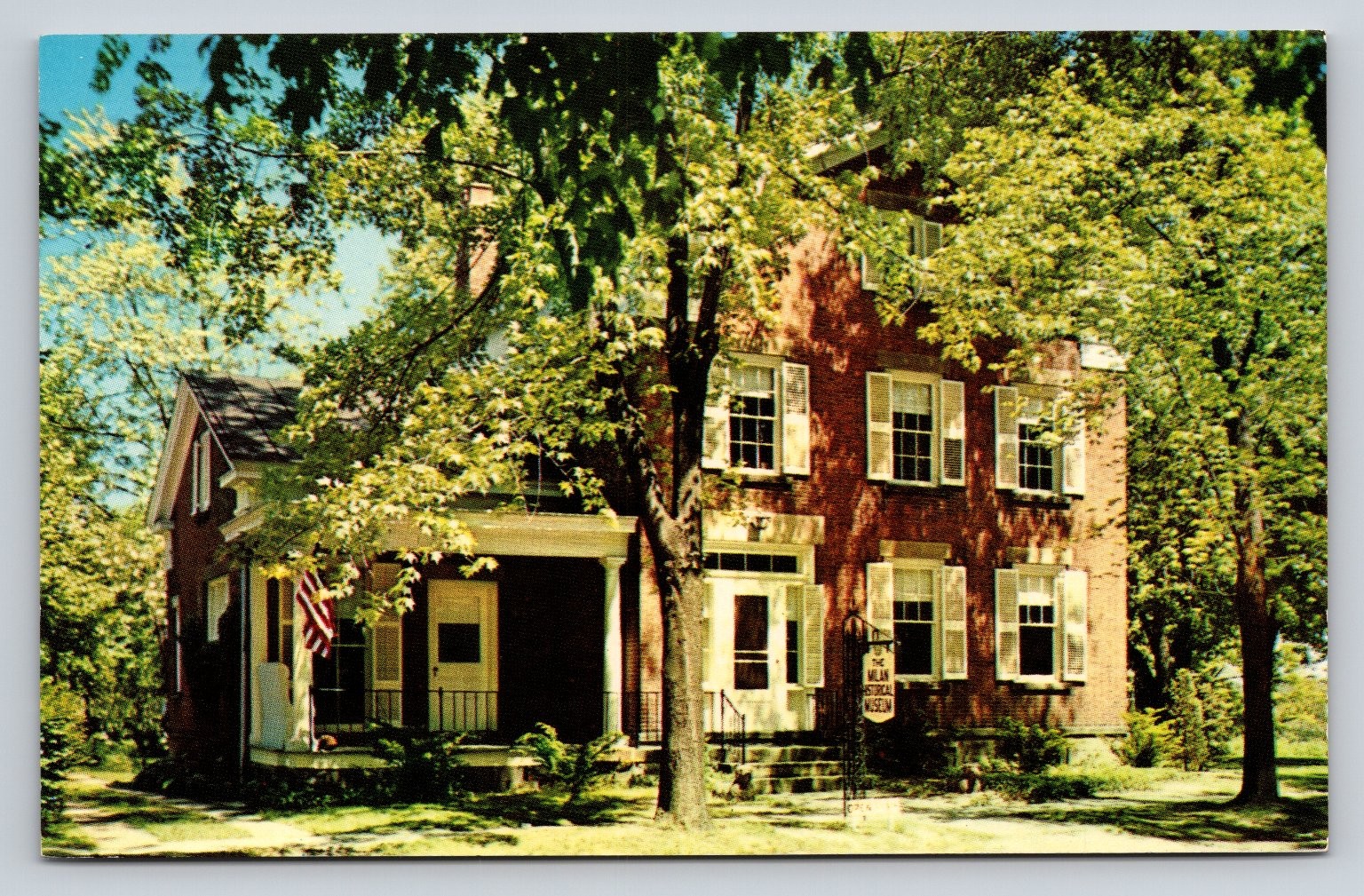 The Milan Historical Museum Ohio Photochrome Postcard Curt Teich 1939-Now