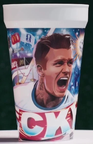 David Beckham (England) MCDONALDS FIFA WORLD CUP Opened With Original Wrapper