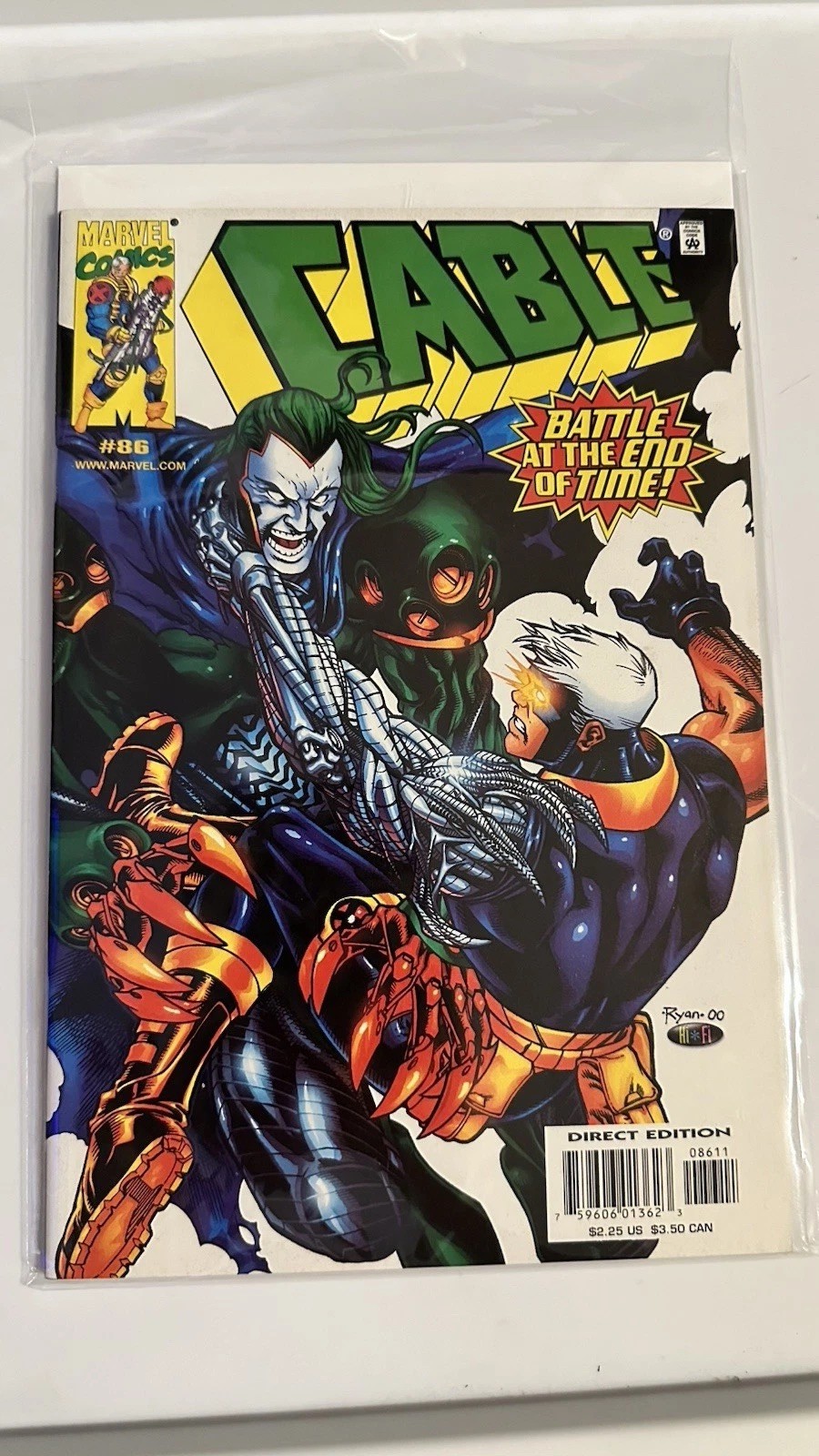 Marvel Cable #3 Comic Book Lot 2 Issues Direct Edition 1993 Nicieza Liefeld