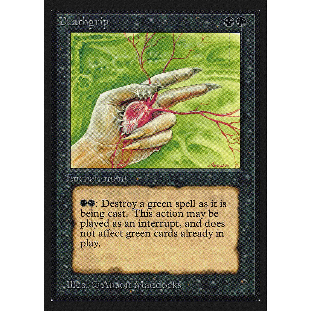MTG \>> Deathgrip (International Edition) <<// English – 341 Trading – Magic