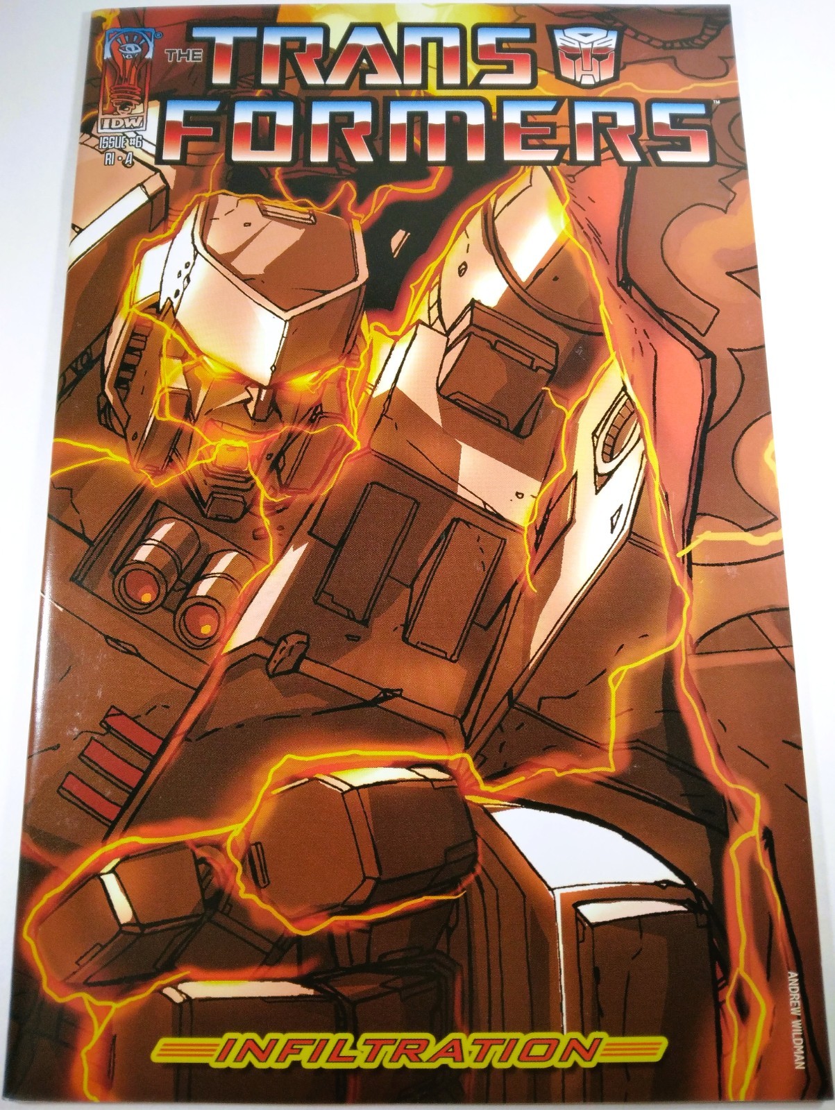 💥🤖 TRANSFORMERS INFILTRATION #6 ANDREW WILDMAN 1:25 VARIANT RI-A MEGATRON 2006