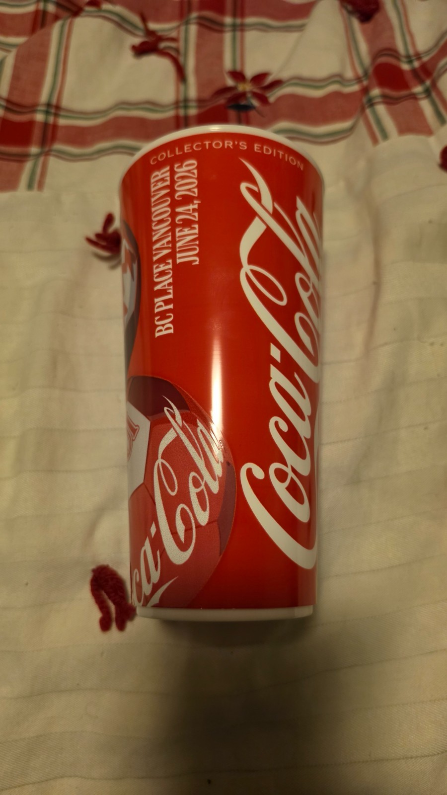FIFA World Cup 2026 Coca Cola Canada vs Switzerland RARE Collectors Reusable Cup