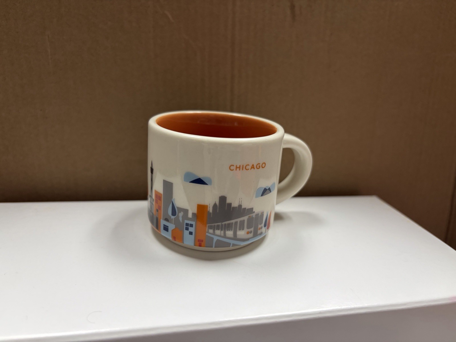 Starbucks You Are Here Collection Chicago 2017 Demitasse Espresso Cup 2 oz 59 mL