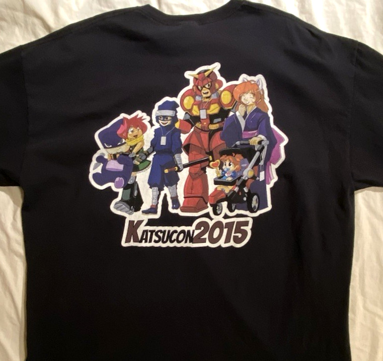 KATSUCON T SHIRT Rare Anime Con JAPANESE ANIMATION Baltimore Maryland COMIC Tee
