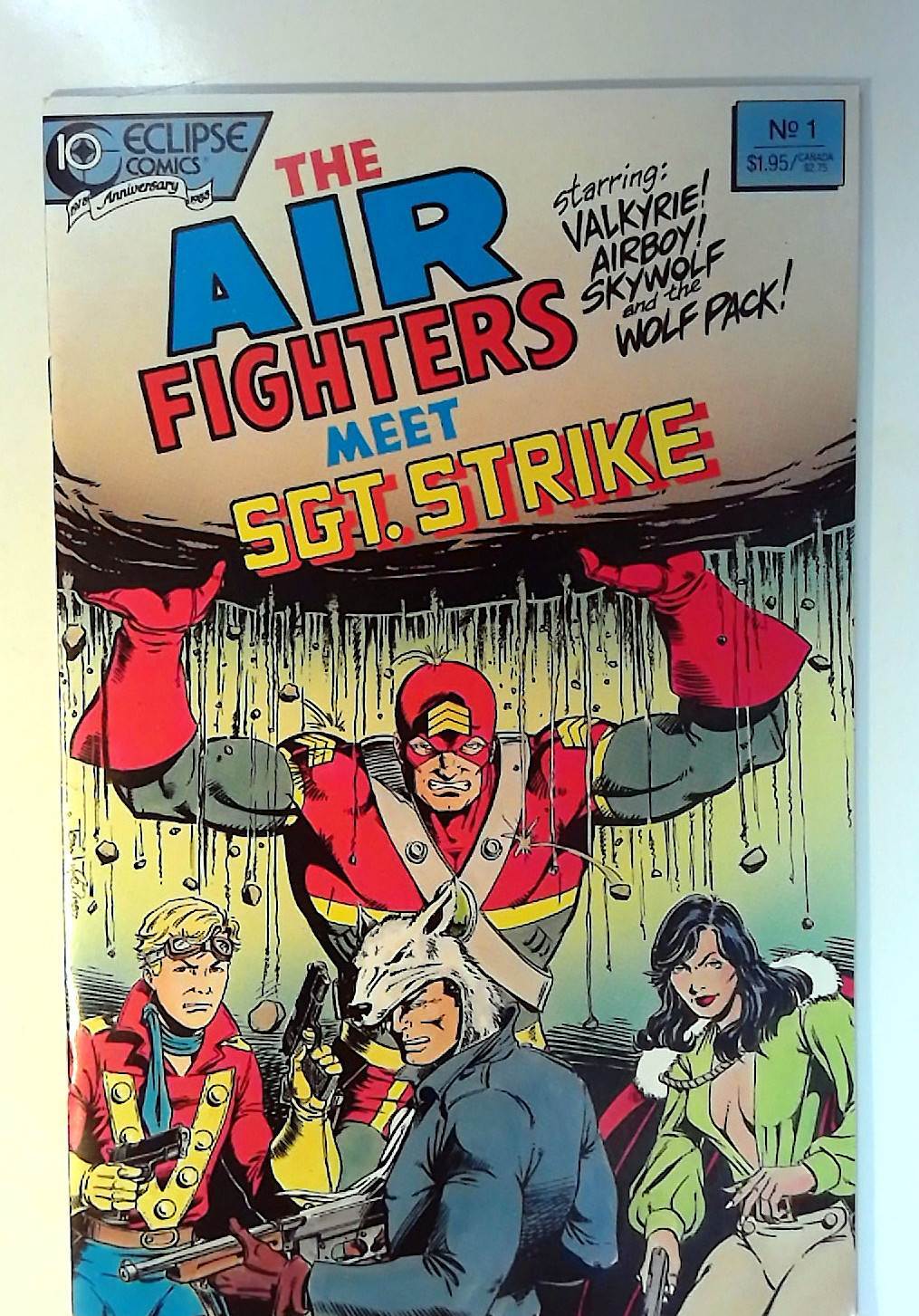 The Airfighters Meet Sgt. Strike Special #1 Eclipse (1988) 1st Print Comic Book