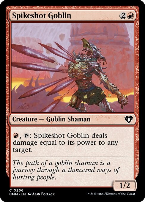 [MTG] Spikeshot Goblin (0256) (CMM) NM