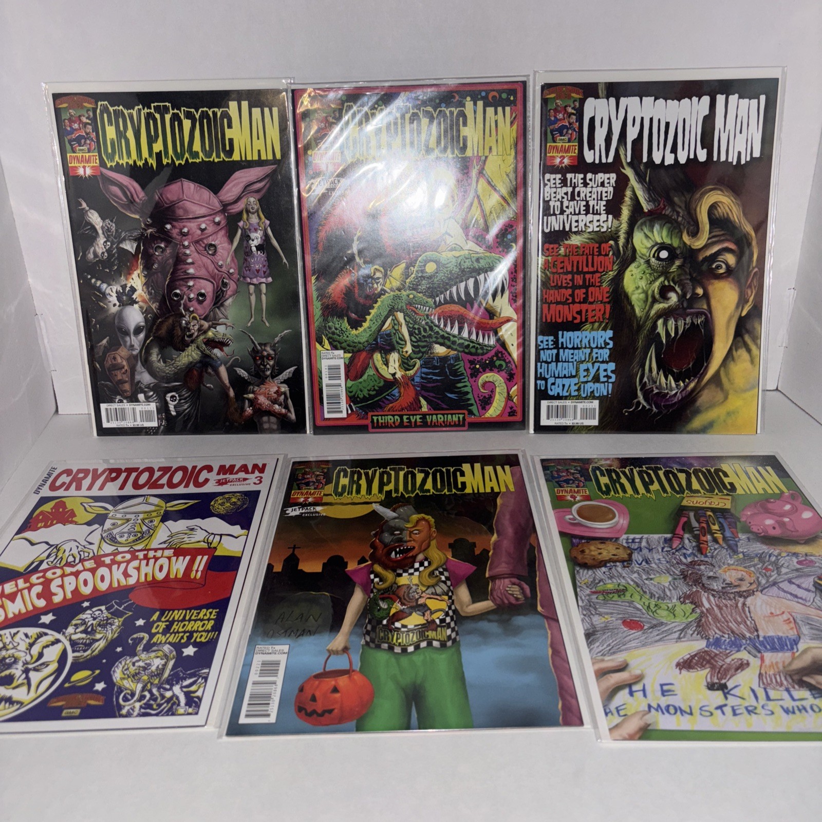 Cryptozoic Man #1–4 Complete Set 2013 Dynamite Comic Book Men Horror