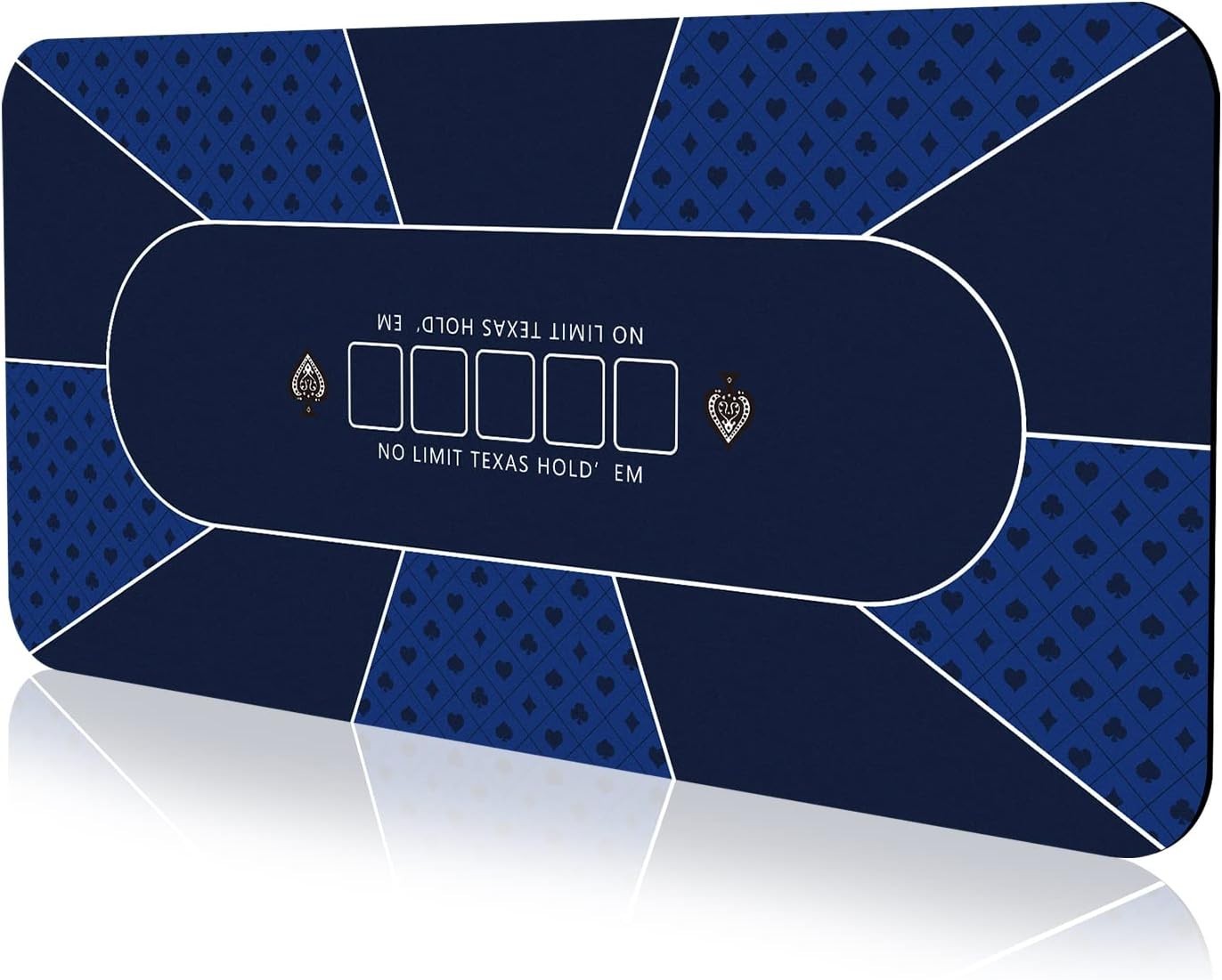 Elegant 70 x 35 Inch Poker Mat with Carry Bag – Perfect for Texas Hold’em Games