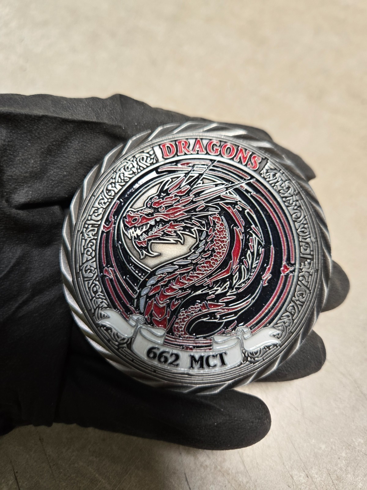 South Korea Dragons 662 MCT Challenge Coin