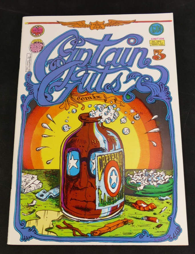 CAPTAIN GUTS Complete Set Underground Comics – High Grade/Unread Comix