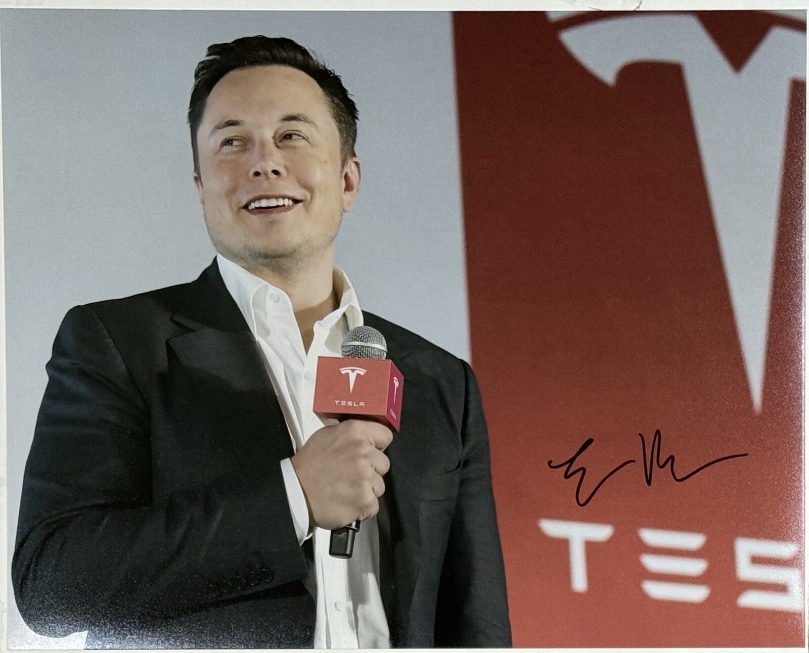 Elon Musk Signed Autograph 16×20 Photo TESLA Founder CEO SpaceX Paypal ACOA COA