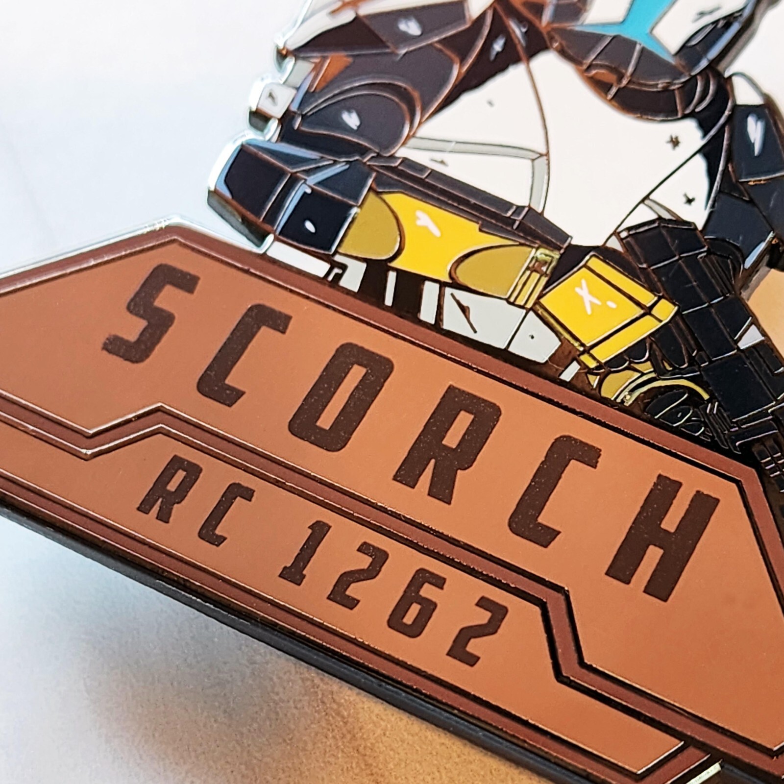 Star Wars Clone Wars Scorch Commando Delta Squad 2.5″ Fantasy Enamel pin