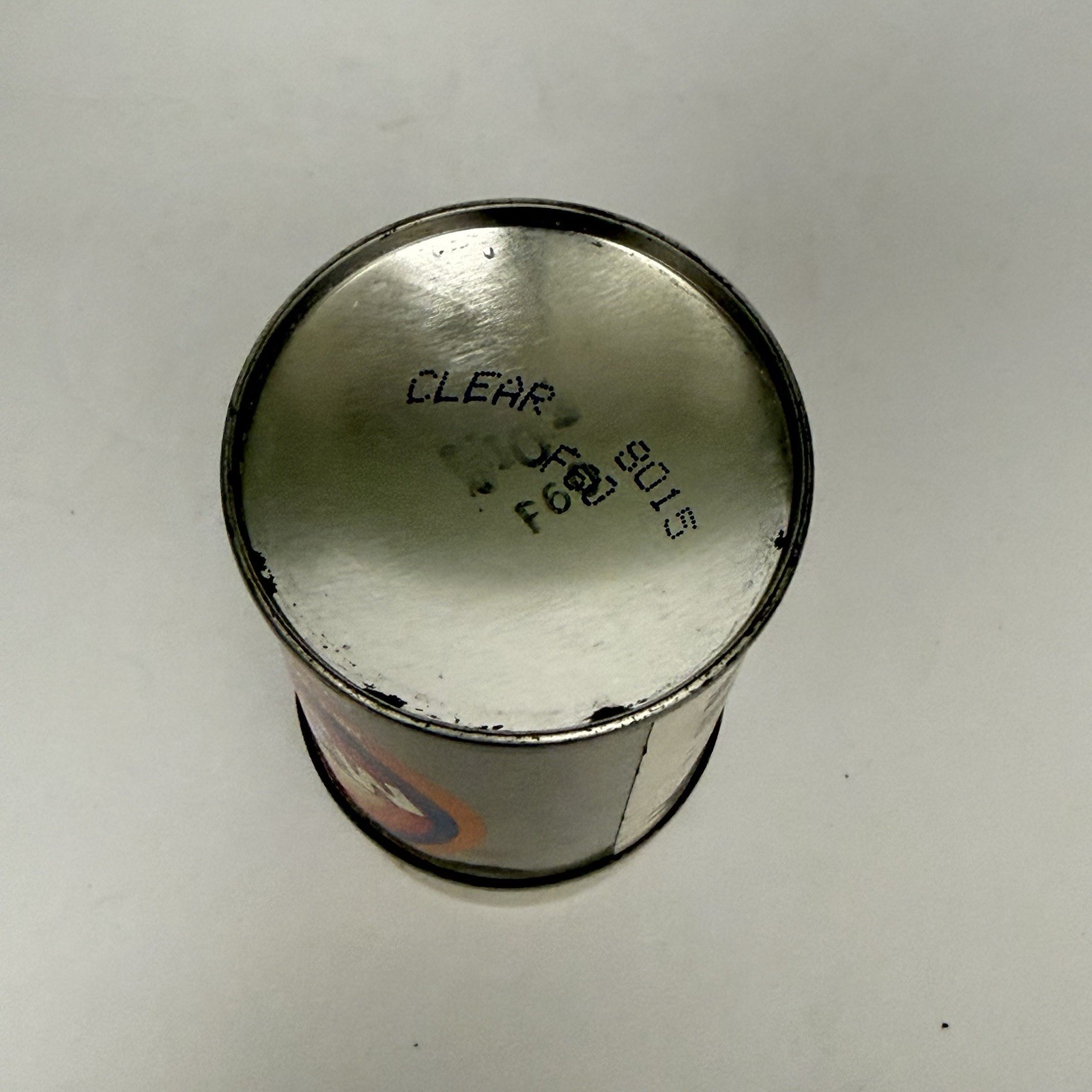 Vintage Zynolyte Midget Enamel CLEAR Spray Paint Can 3oz NO LEAD NON-TOXIC