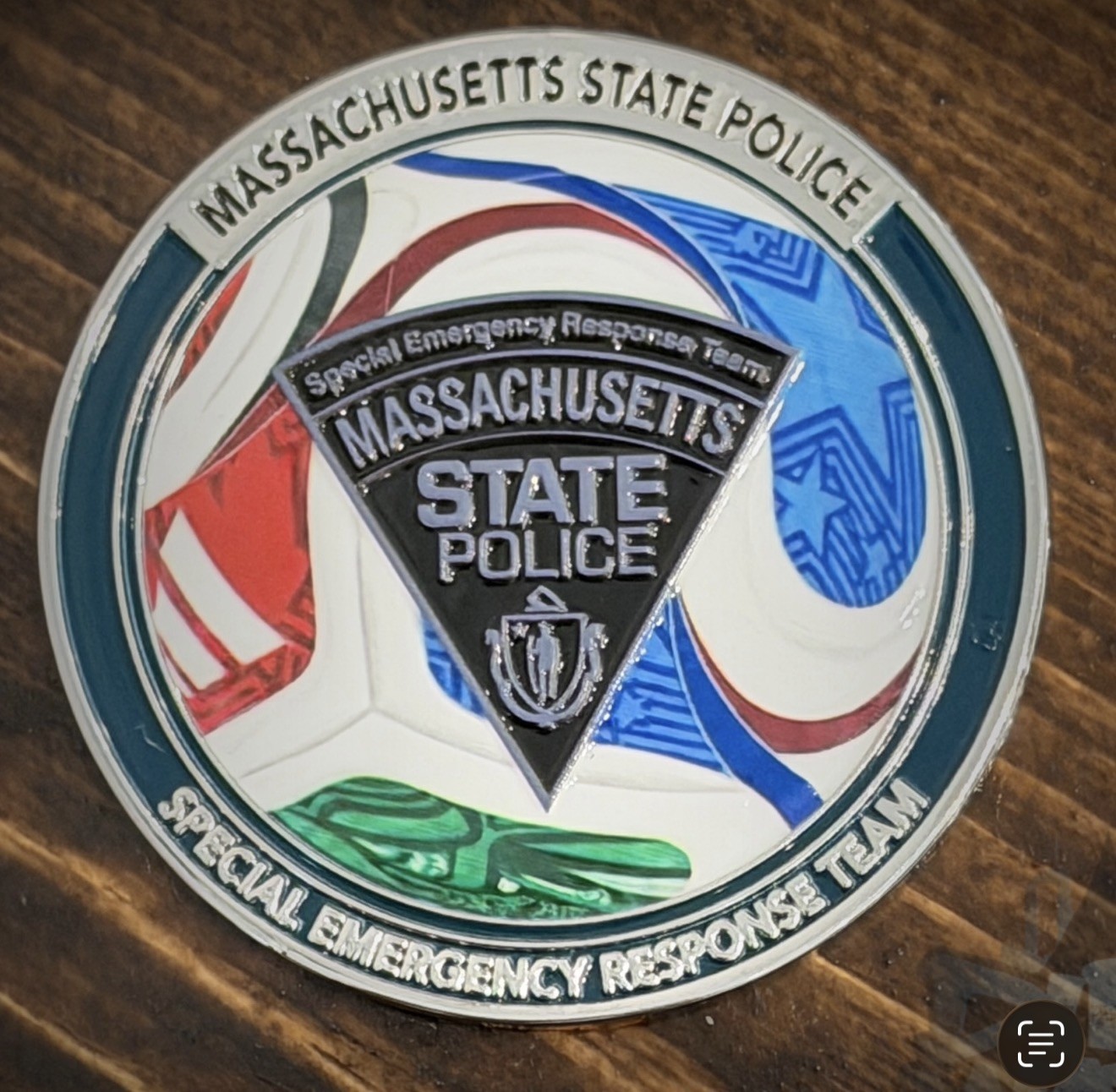 Mass State Police World Cup SERT coin