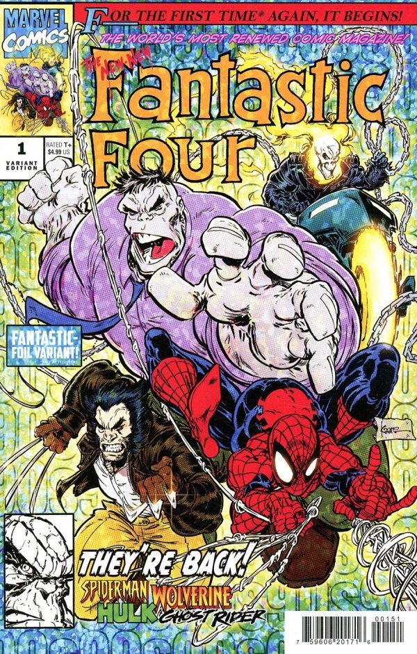 New Fantastic Four #1 Cover Variant – E Kaare Andrews (Marvel Comics)