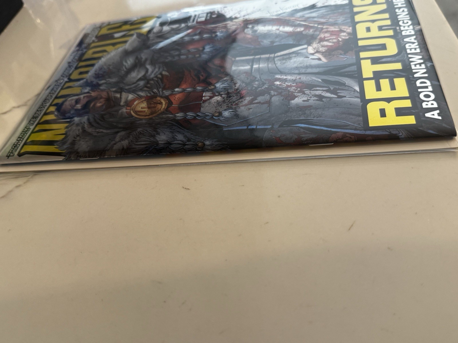 Invincible returns 1 Thragg Battle Damage Foil Tyler Kirkham (Ltd. to 1200)