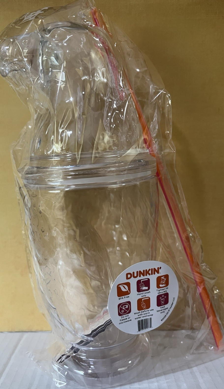 Dunkin Donuts Eagle Cup 2026 Limited Edition with straw and coupons–New