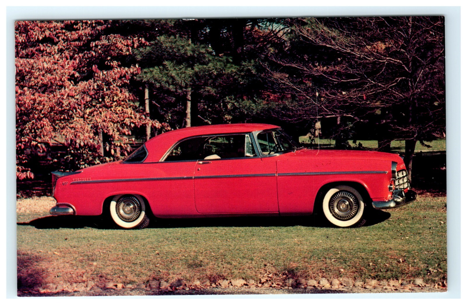 1955 Chrysler 300 Sports Coupe Car Early Automobile Postcard