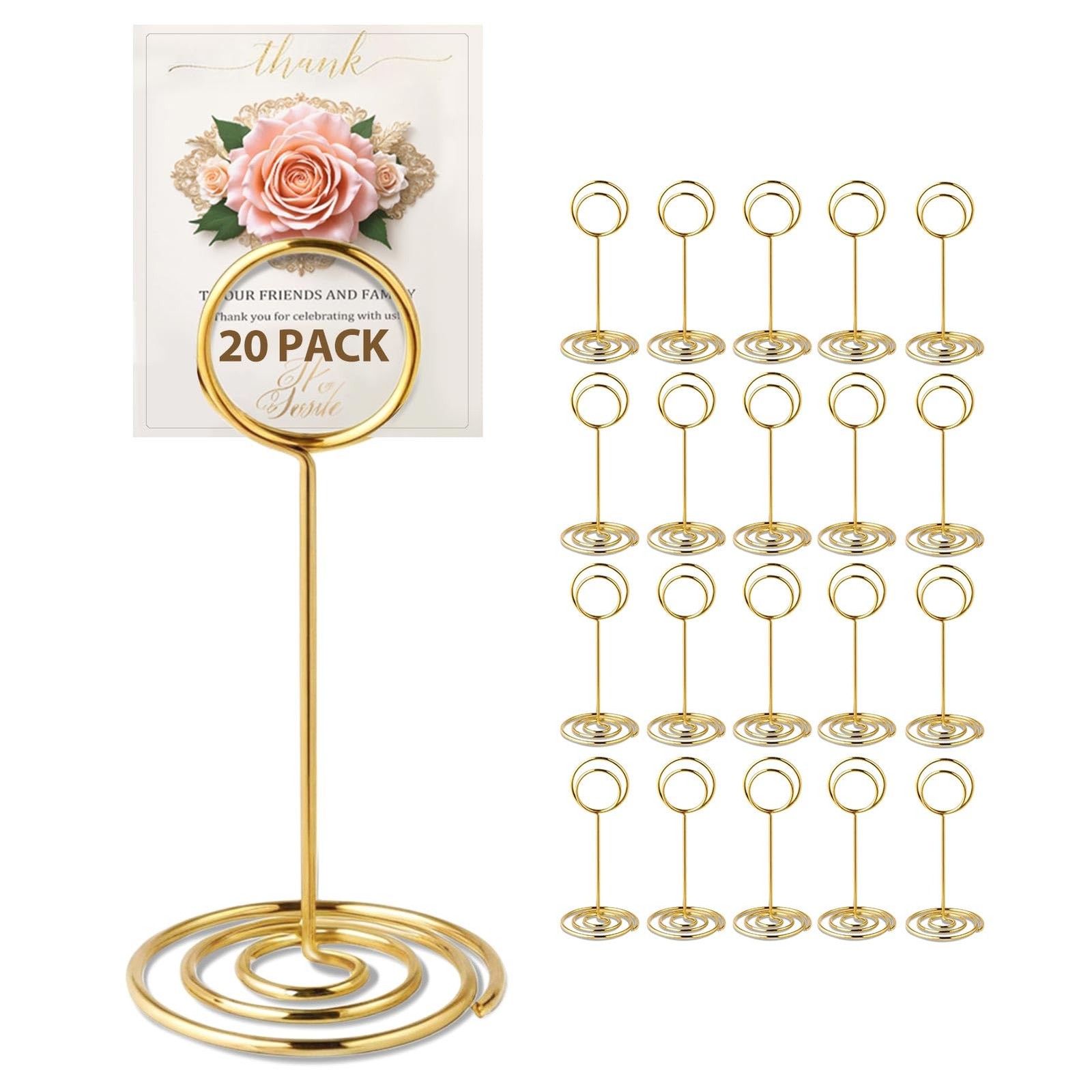 Table Number Holders, Simple Sign Stand Place Card Holder