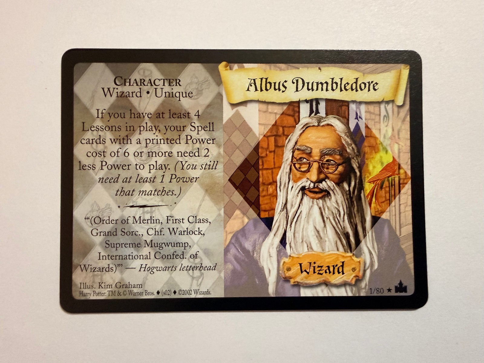 NM Harry Potter TCG Character Cards 2001 2002, choose your card