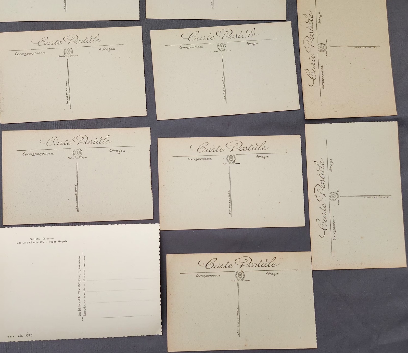Lot of 43 FRANCE Chateauroux RPPC Reims Cathedral Postcard 1900-2000’s City VTG