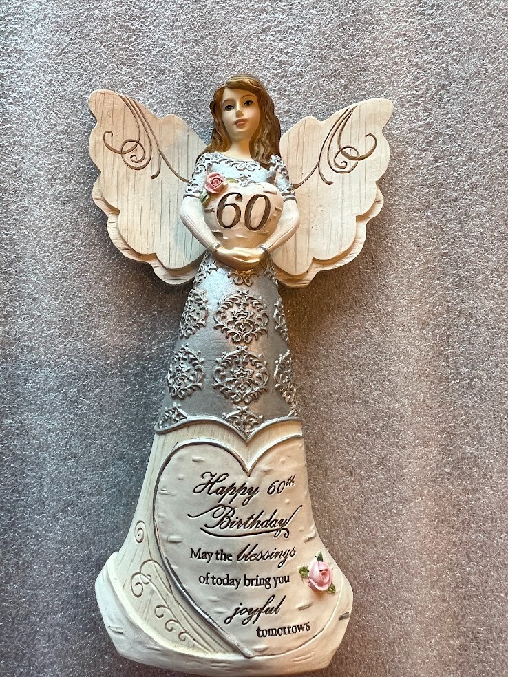 Elements Gift Figurine-Angel-60th Birthday 6″ Tall