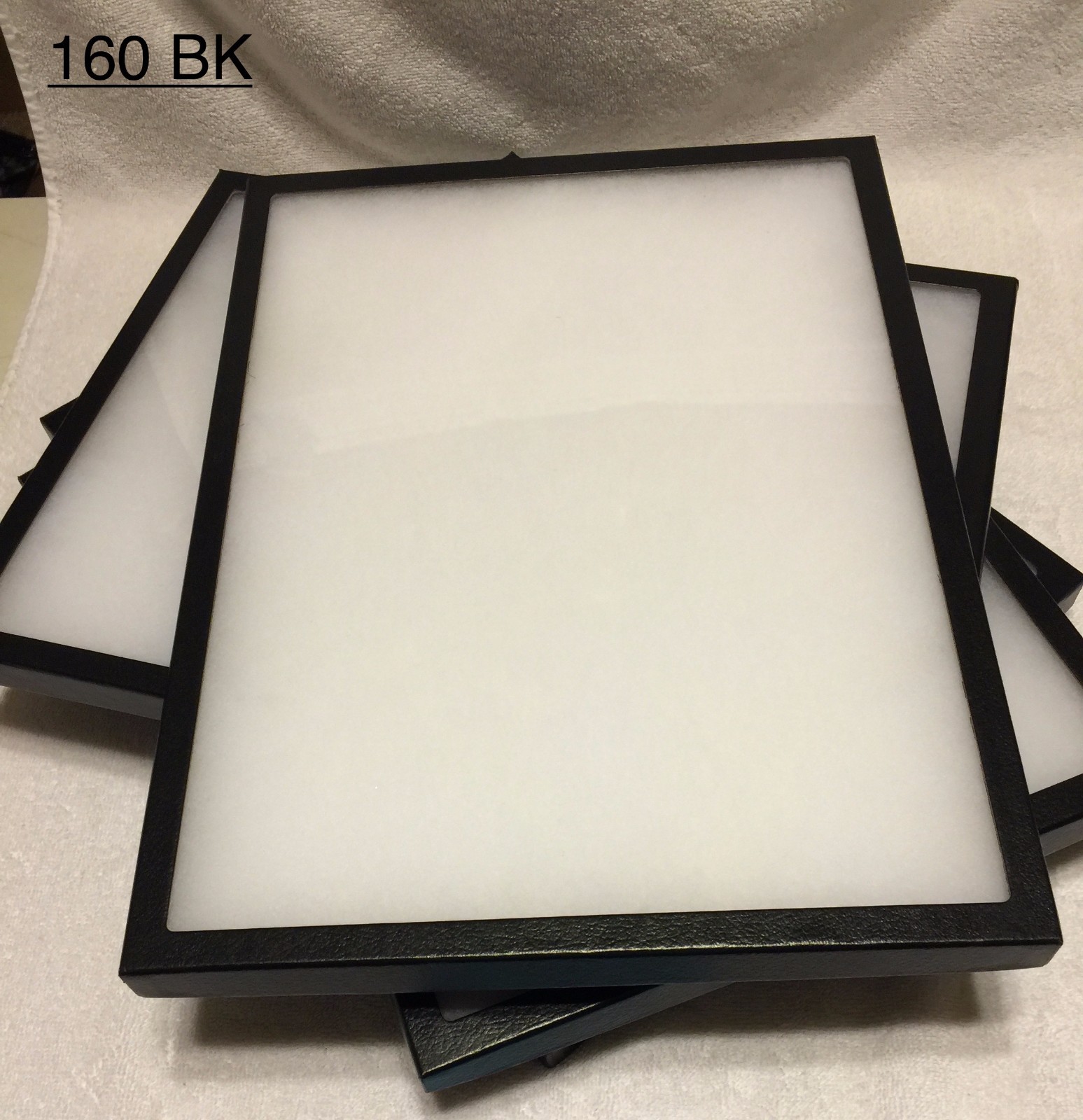 #160 (12) Riker Mount Display Case Shadow Box Frame Tray 16″ X 12″ X 3/4″