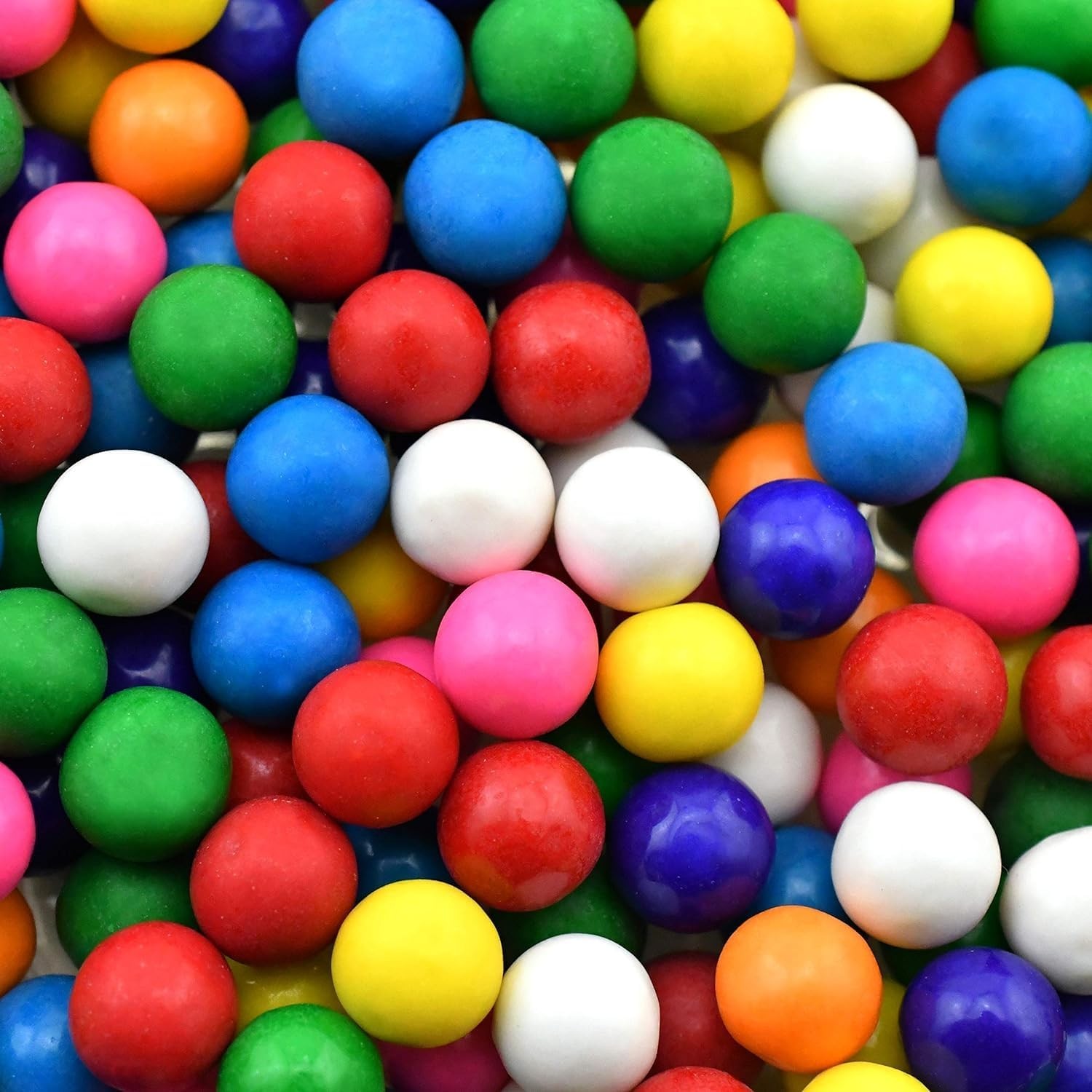 Bulk Gumball Machine Refill – 3+ lbs Assorted .5″ Bubblegum Balls for Dispenser