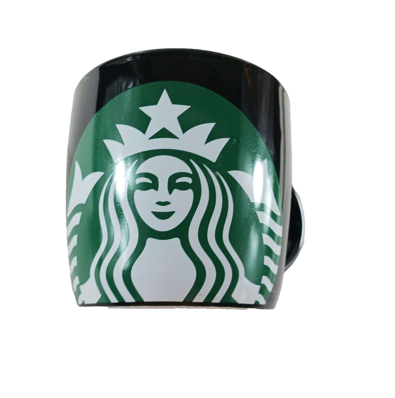 Starbucks Black/Green/White Mermaid 14 oz. coffee/tea mug.