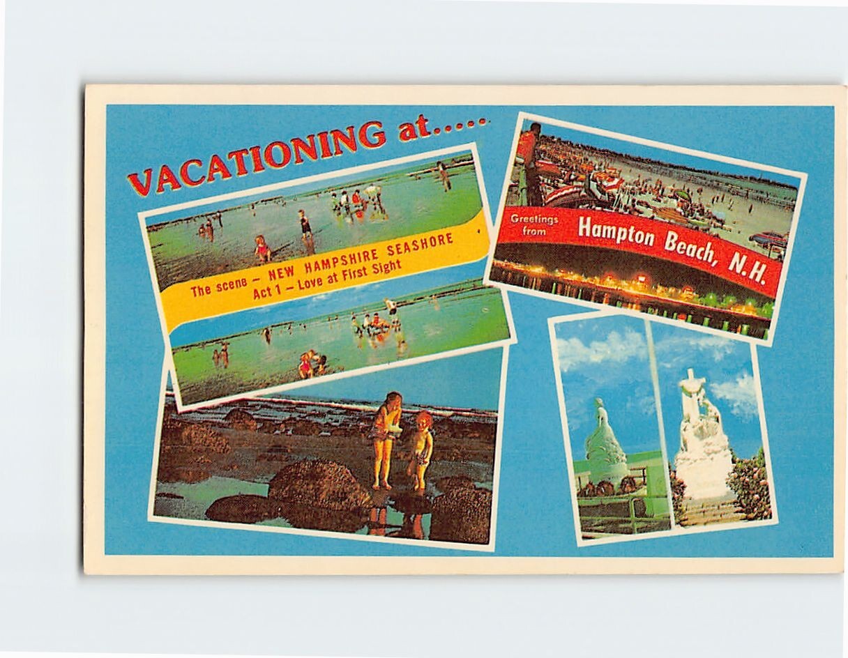 Postcard Famous Places in New Hampshire USA