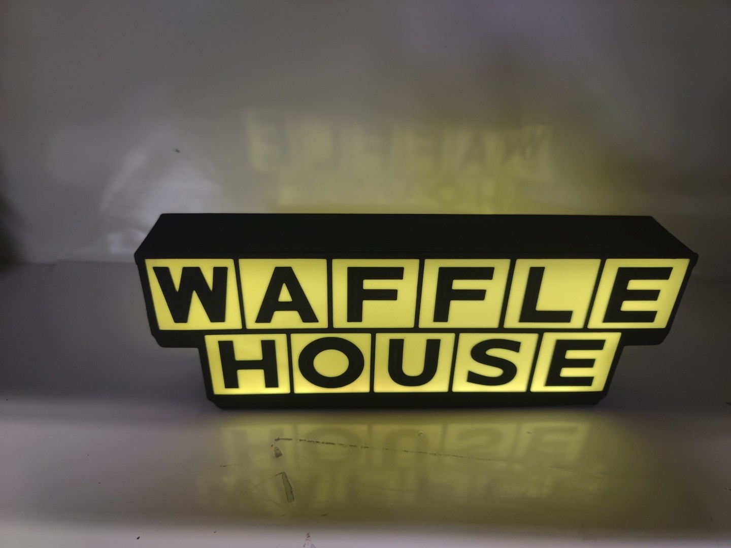 Waffle House Lightbox Sign Double Sided