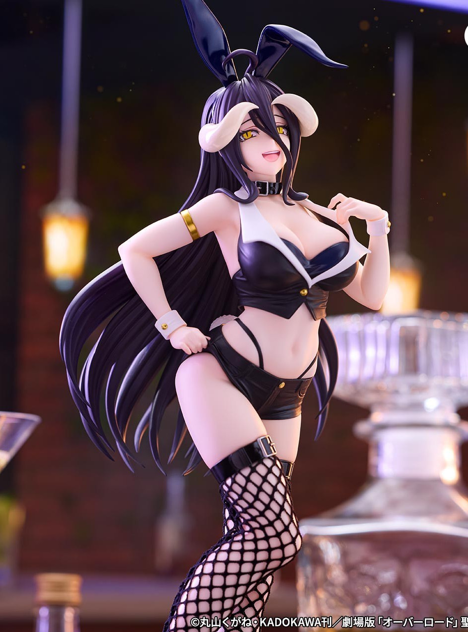 11.8in Overlord Albedo BiCute Bunnies another Figure Black Playboy bunny New