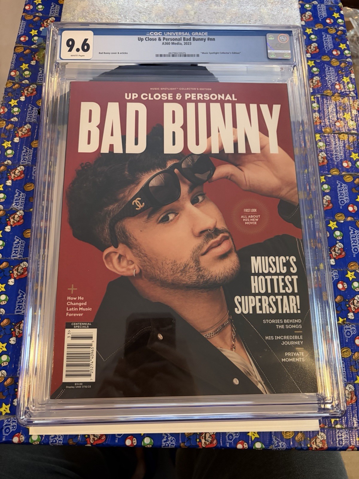 CGC 9.6 – Music Spotlight Collector’s Edition up Close & Personal Bad Bunny