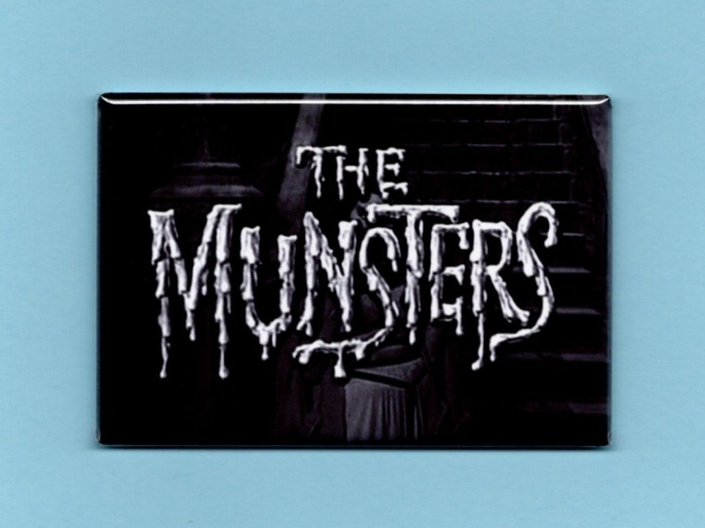 THE MUNSTERS *2X3 FRIDGE MAGNET* SITCOM MONSTER MOVIE HERMAN EDDIE GRANDPA TV