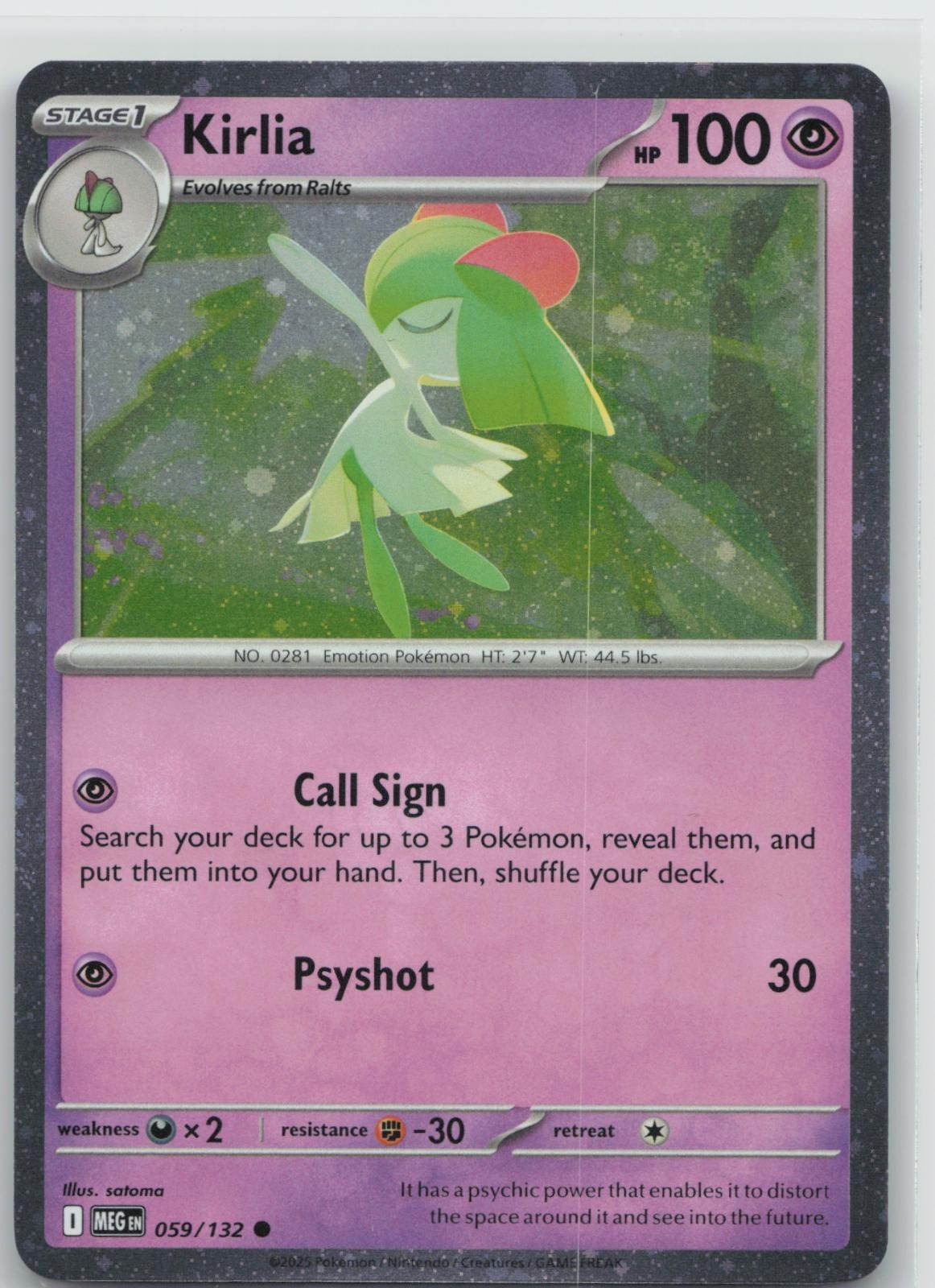 KIRLIA (COSMOS HOLO) 059/132 Common MISCELLANEOUS CARDS & PRODUCTS NM