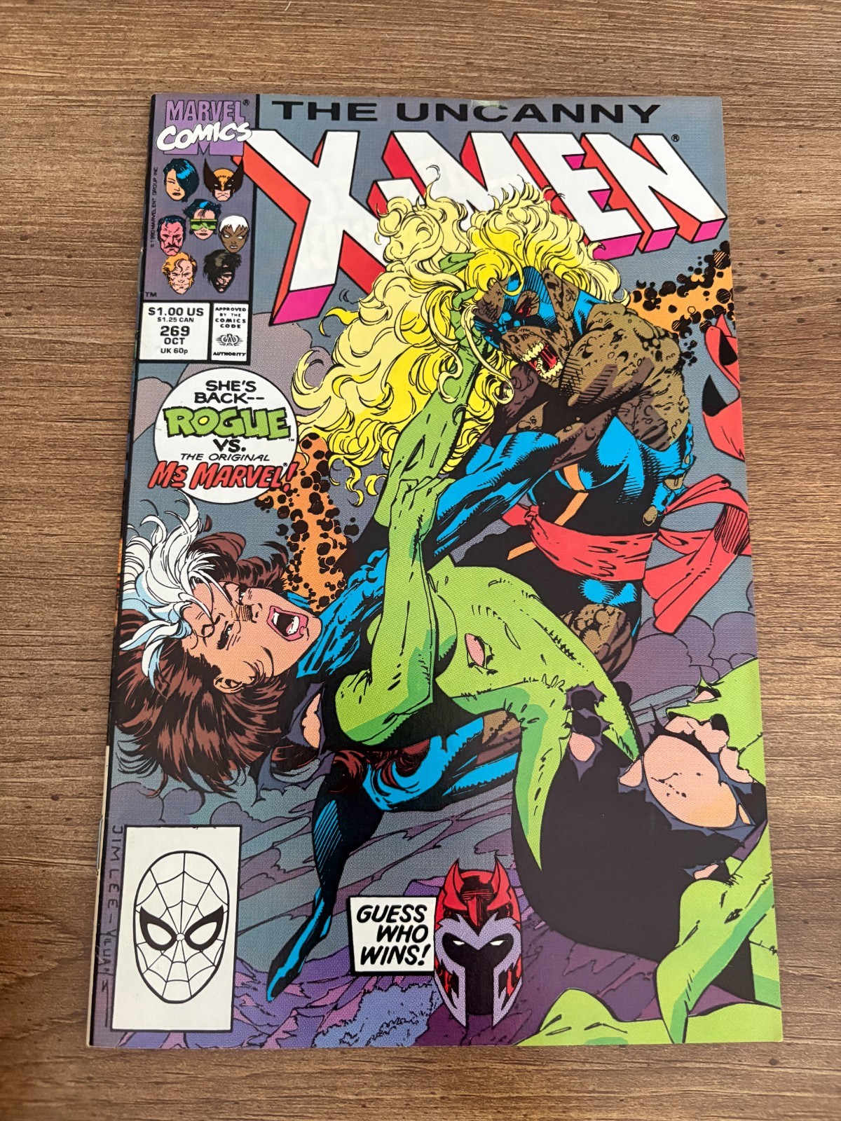 Lot Of 5 Uncanny X-Men Marvel Comic Books # 269 270 271 272 273 VF-NM 8 J466