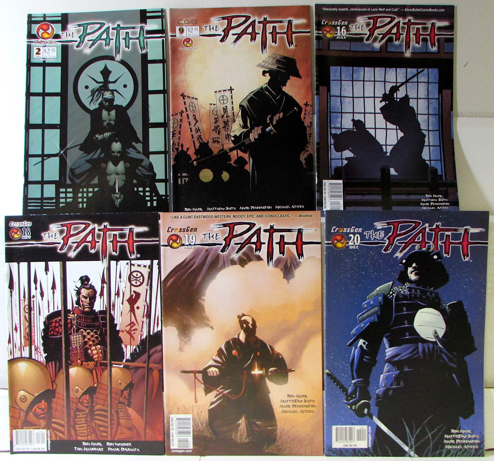 The Path Lot of 6 #2, 9, 16, 18, 19, 20 (2002) CrossGen 1st Print Comic Books