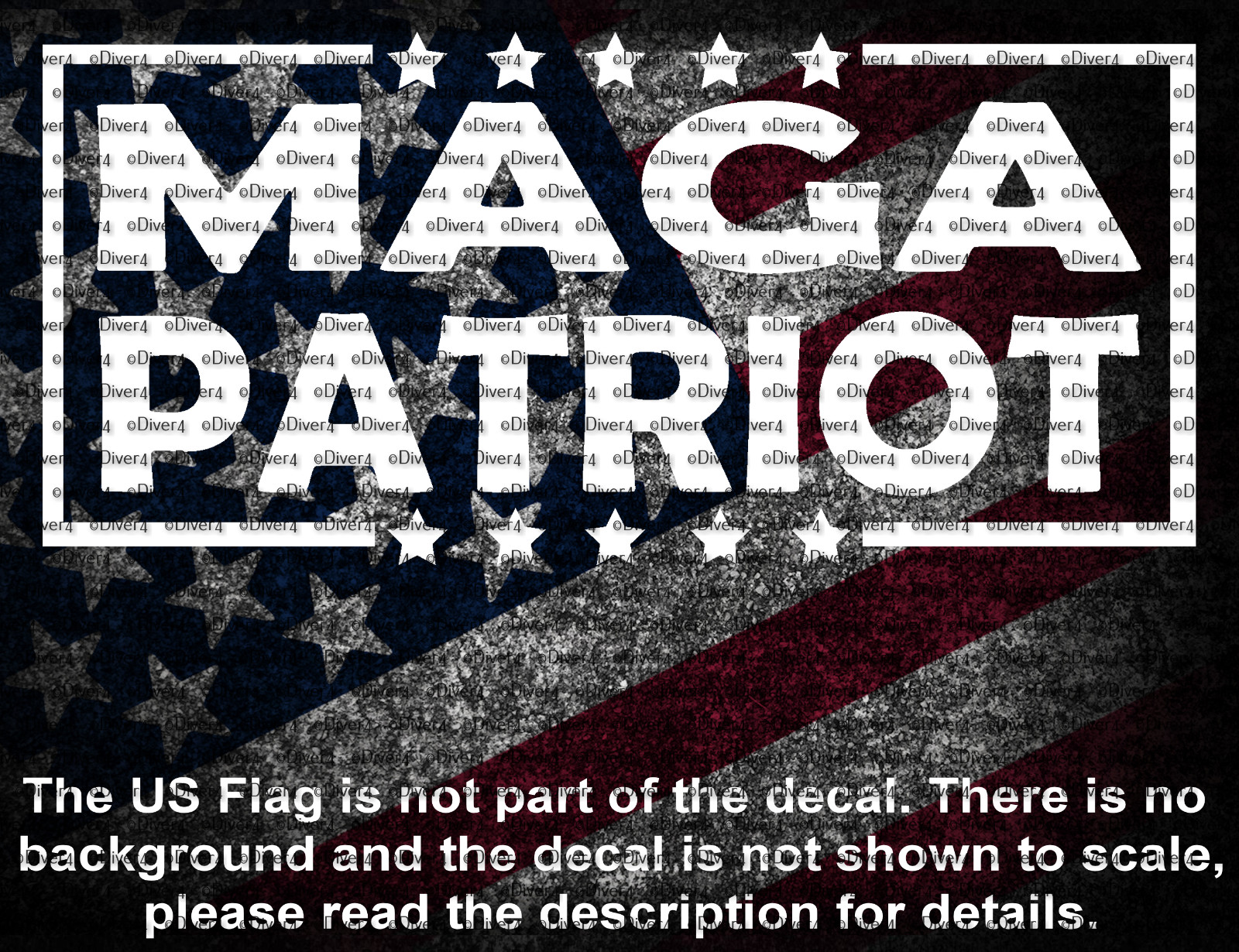 MAGA Patriot Car Van Truck Window Vinyl Decal US Seller MAGA