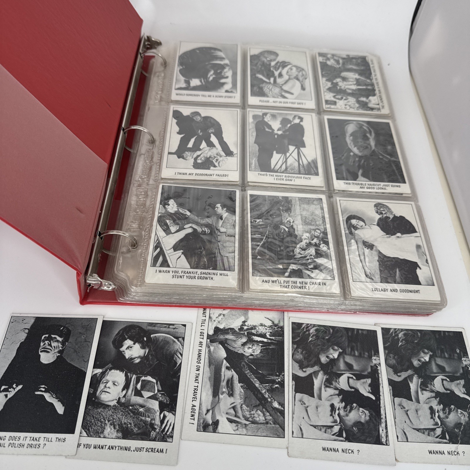 Vintage 1973 Topps Creature Features You’ll Die Laughing 128 Card Set Monster