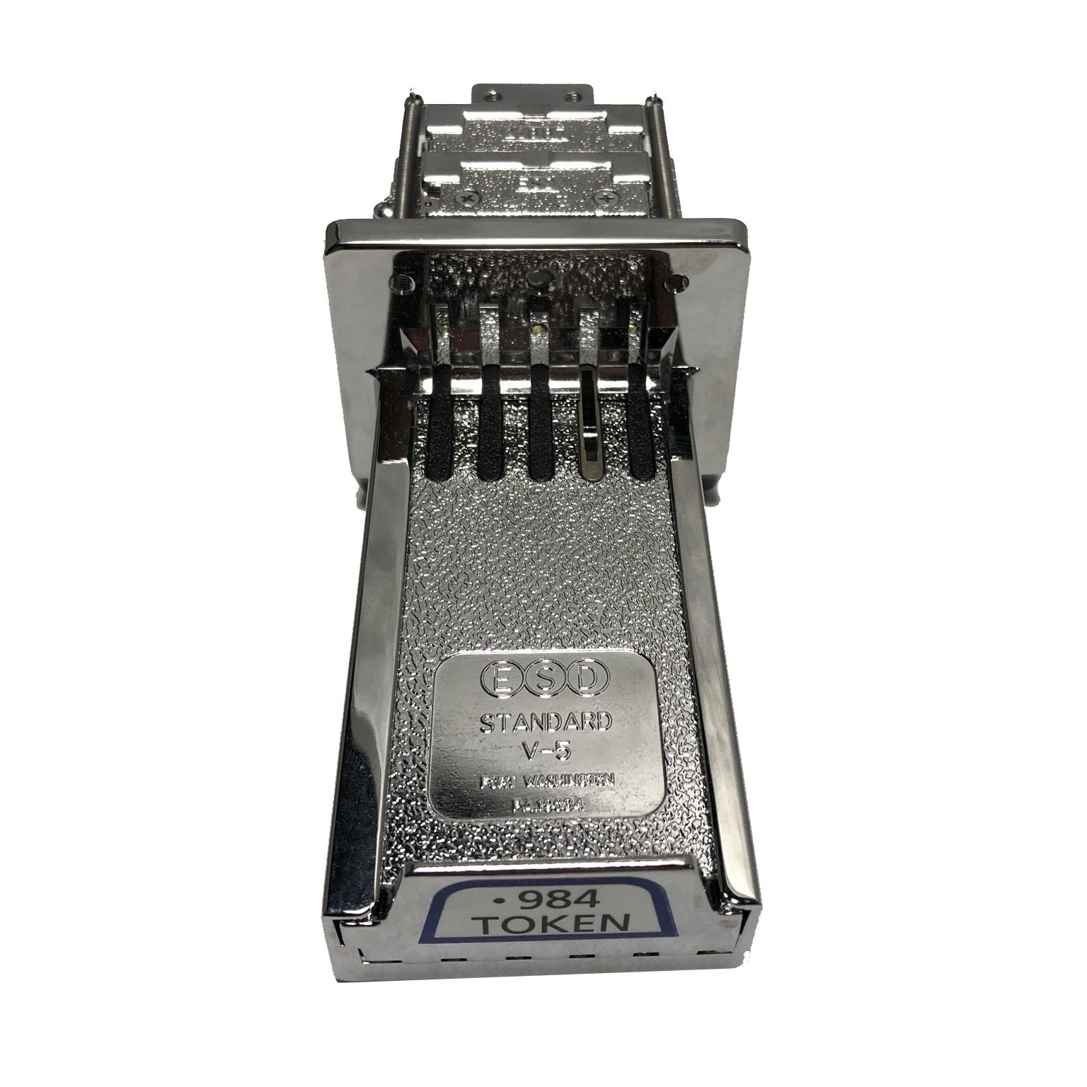 ESD Vertical 5 Push Arcade Coin Chute – .984 Token