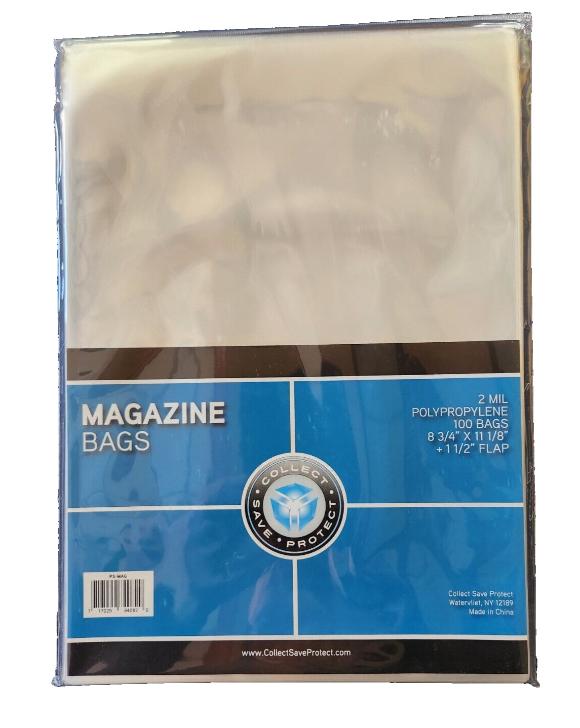200 Sleeves Magazine Plastic Protector Storage Bags 8 3/4″ x 11 1/8″ Acid Free