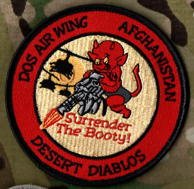 CH-47⭐PHROG⭐KABUL AFGHANISTAN DoS EMBASSY AIR WING vêlkrö PATCH: DESERT DIABLOS