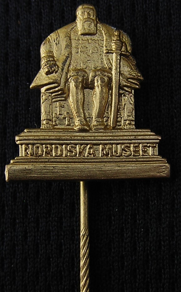 RARE ANTIQUE NORDISKA MUSEET (NORDIC MUSEUM) STICK PIN – STOCKHOLM SWEDEN Viking